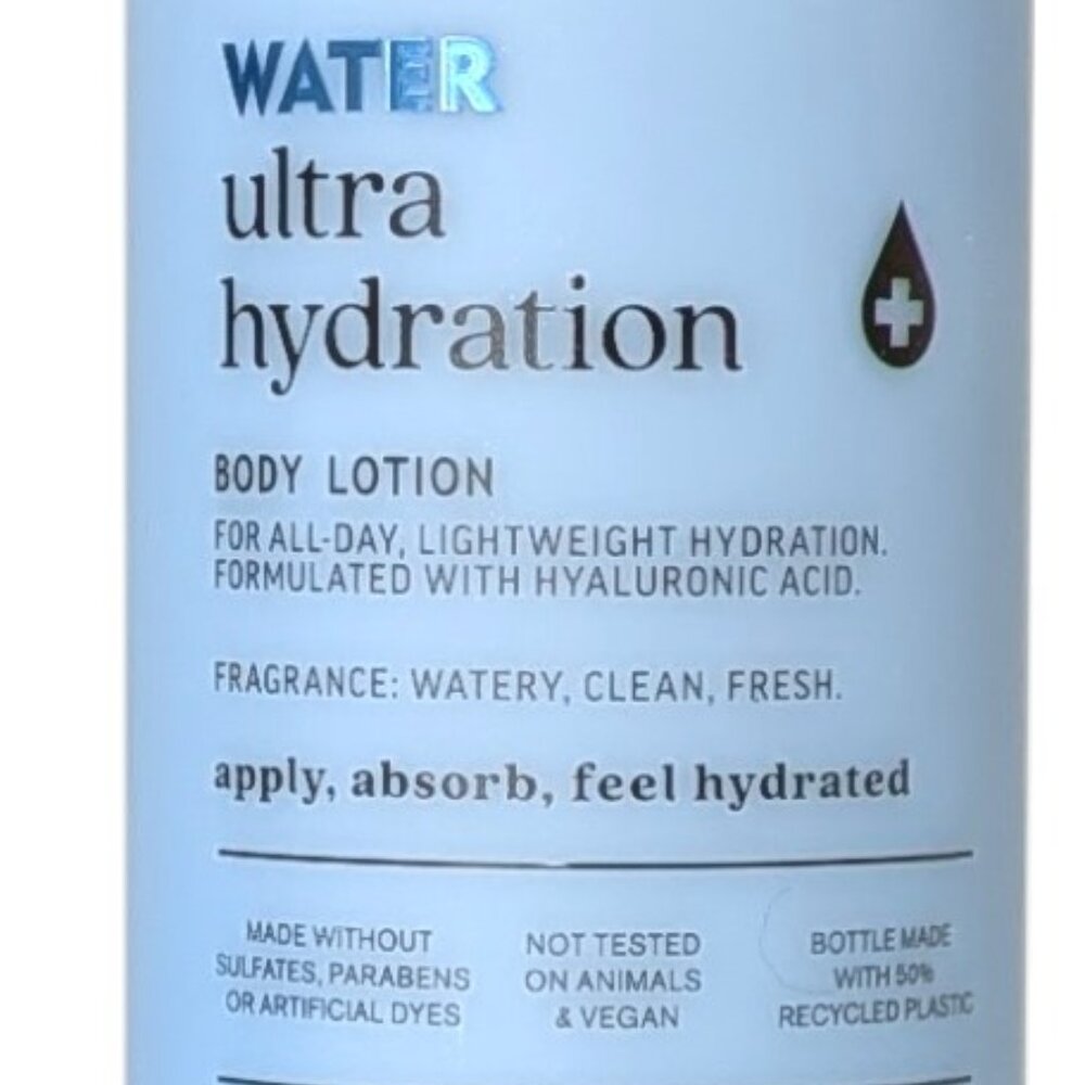 New BBW Water Ultra Hydration Moisturizing Body Lotions - Picture 2 of 3
